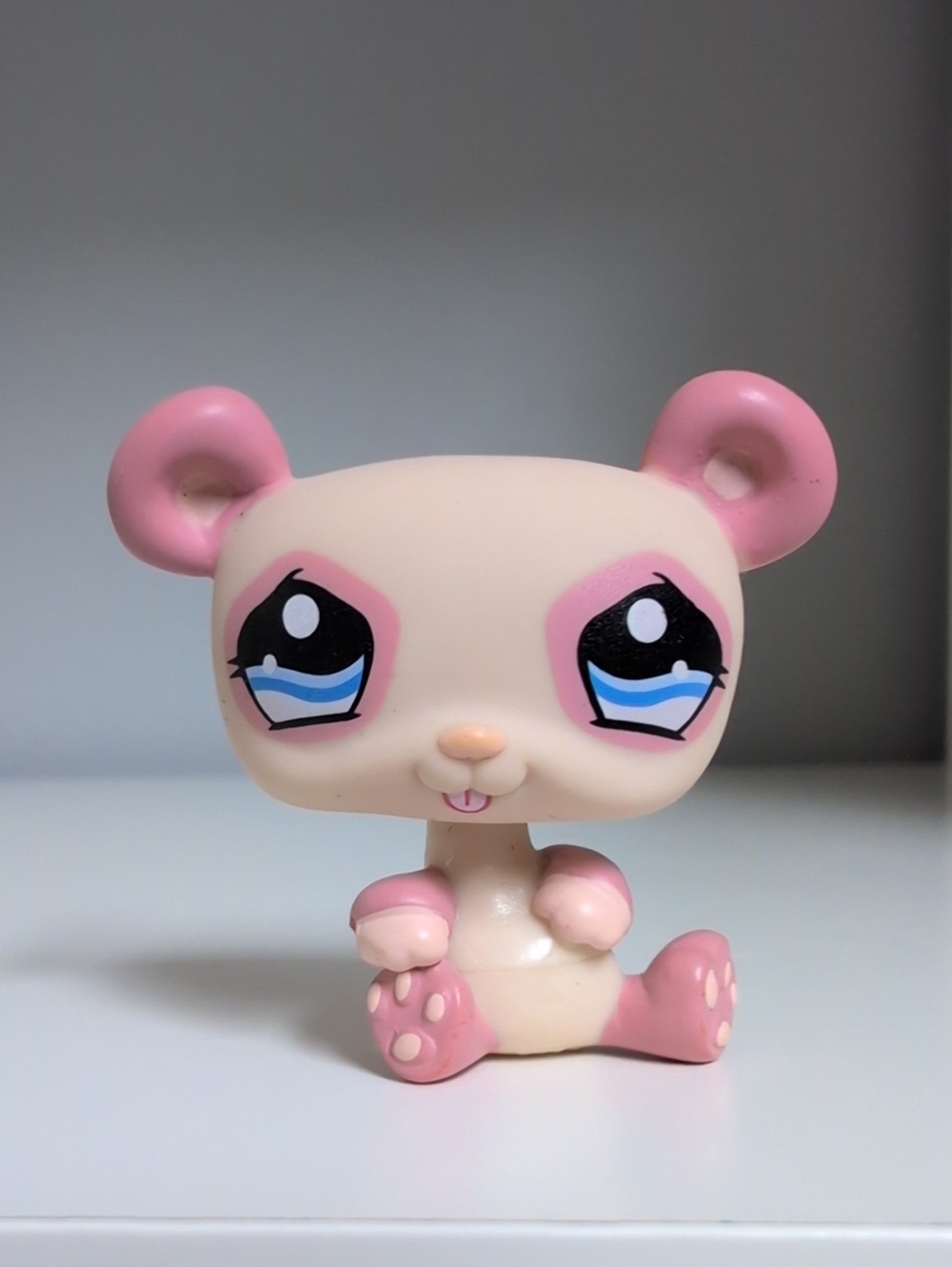 Littlest Pet Shop #1328 Authentic Hasbro LPS Panda Bear Pink Collectible
